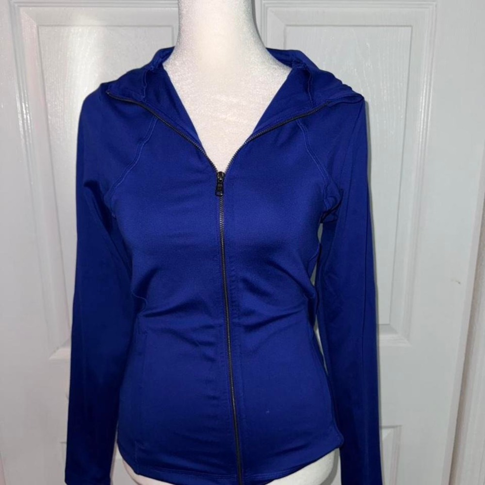 Gilly‎ Hicks Hollister Zip Up Jacket Royal Blue Medium NWOT